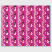 黒人女性 ラッピングペーパー (フラット)