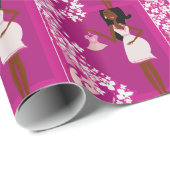 黒人女性 ラッピングペーパー (ロールコーナー)