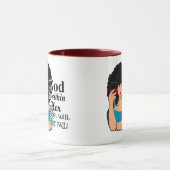 黒人女性,自然の髪,神は彼女の中にいる,彼女は行う マグカップ (中央)