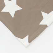 黒人女性，赤サンタハット，バブルガム，白い星 フリースブランケット (角)