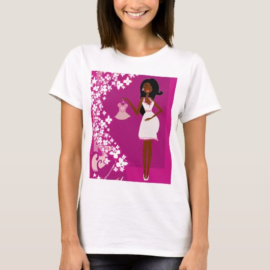 黒人女性 Tシャツ (正面)