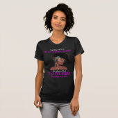 黒人女性Iは嵐の家庭内暴力 Tシャツ (正面フル)