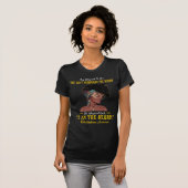 黒人女性Iは嵐Retinoblastoma Awareenes Tシャツ (正面フル)