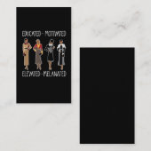 黒人女王がアフリカ系ア意欲を起こメリカ人を教育 名刺 (正面/裏面)