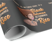 黒人少女の魔法、アフリカの女王が立ち上がる決意 ラッピングペーパー (ロールコーナー)