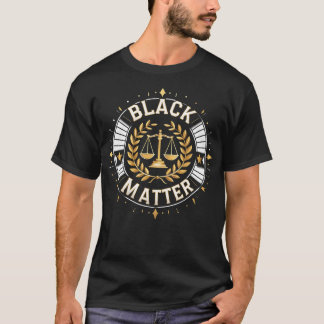 黒人弁護士Matter African Americanプライド法Sc Tシャツ