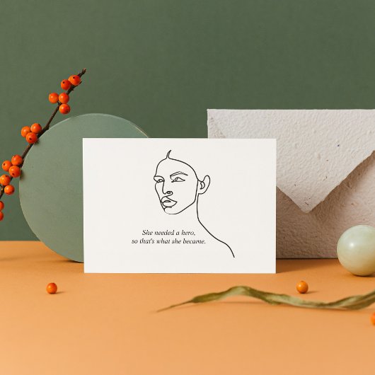 黒人彼女ミニマルはヒーローのインスピレーションの女の子になった