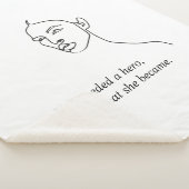 黒人彼女ミニマルはヒーローのインスピレーションの女の子になった シェルパブランケット (3/4)