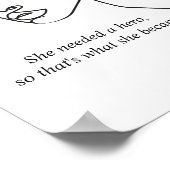 黒人彼女ミニマルはヒーローのインスピレーションの女の子になった ポスター (角)