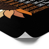 黒人指導者ブラック歴史月夢のようなマーチン ポスター (角)