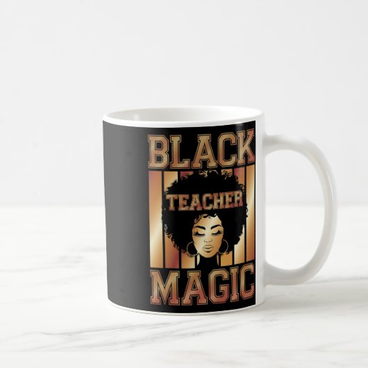 黒人教師の魔法 黒人の歴史月間 メラニン コーヒーマグカップ (右)