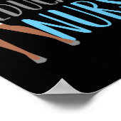 黒人教育ナース看護学校ナース日 ポスター (角)