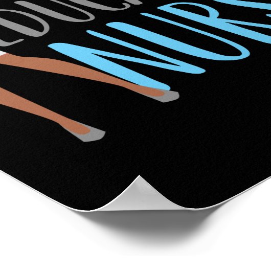 黒人教育ナース看護学校ナース日 ポスター (角)