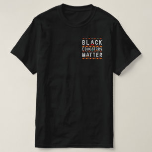 黒人教育者マターブラックプライドアフリカアメリカ Tシャツ