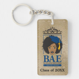 黒人教養師範パーソナライズされた級 キーホルダー