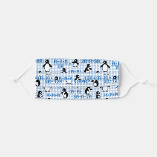 黒人数学ペンギン 大人用布マスク