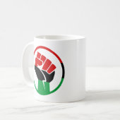 黒人文化の問題 コーヒーマグカップ (正面左)