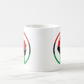 黒人文化の問題 コーヒーマグカップ (中央)