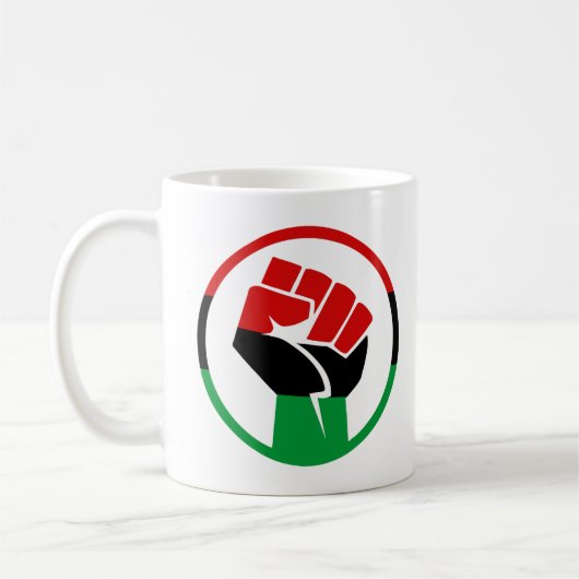 黒人文化の問題 コーヒーマグカップ (左)