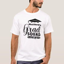 黒人文字カスタム男性白人卒業班