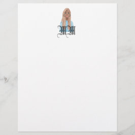 黒人文房具パーソナライズされた具 レターヘッド