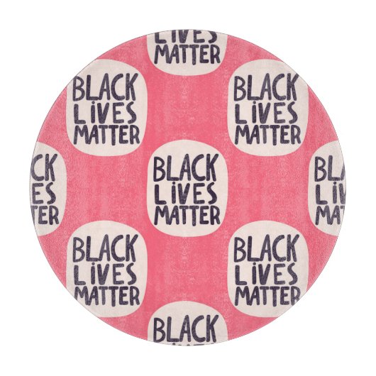 黒人文様 カッティングボード (正面)