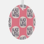 黒人文様 ガラスオーナメント (正面右)