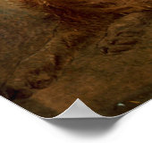 黒人新聞読byキャンドルライト ポスター (角)