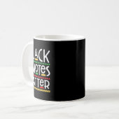 黒人有権者の問題 コーヒーマグカップ (正面左)