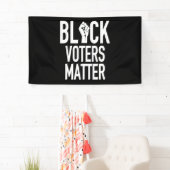 黒人有権者の問題 横断幕 (インサイチュ)