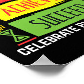 黒人歴信じ史の贈与政策を成功させる ポスター (角)