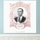 黒人歴史のアイコン：クリスパス・アタックス、殉教者 キャンバスプリント (インサイチュ (ウッドフロア))