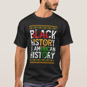 黒人歴史はアメリカの歴史愛国的なアフリカ Tシャツ