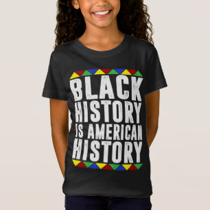 黒人歴史はアメリカの歴史愛国的なアフリカ Tシャツ