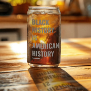 黒人歴史はアメリカの歴史 – 缶ガラス ガラス缶
