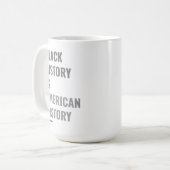 黒人歴史はアメリカ史クラシック- Mug コーヒーマグカップ (正面左)
