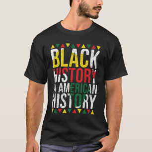 黒人歴史はアメリカ歴史愛国的なアフリカ Tシャツ