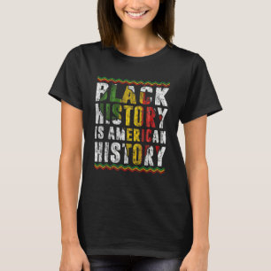黒人歴史はアメリカ歴史愛国的なアフリカ Tシャツ