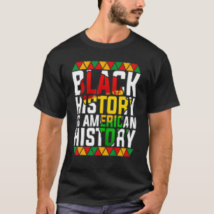 黒人歴史はアメリカ歴史愛国的なアフリカ Tシャツ