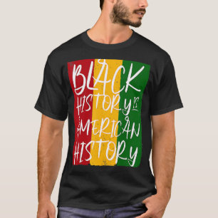 黒人歴史はアメリカ歴史愛国的なアフリカ Tシャツ