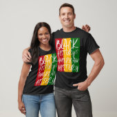 黒人歴史はアメリカ歴史愛国的なアフリカ Tシャツ (ユニセックス)