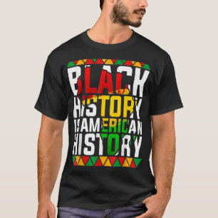 黒人歴史はアメリカ歴史愛国的なアフリカ Tシャツ