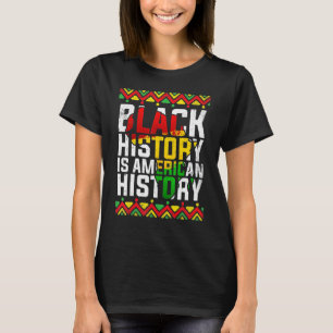 黒人歴史はアメリカ歴史愛国的なアフリカ Tシャツ