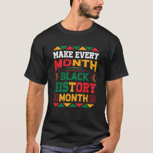 黒人歴史はアメリカ歴史愛国的なアフリカ Tシャツ