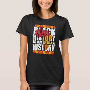 黒人歴史はアメリカ歴史愛国的なアフリカ Tシャツ