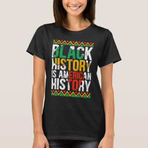 黒人歴史はアメリカ歴史愛国的なアフリカ Tシャツ