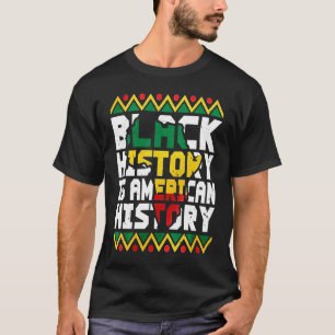 黒人歴史はアメリカ歴史愛国的なアフリカ Tシャツ