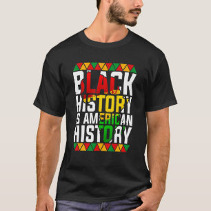 黒人歴史はアメリカ歴史愛国的なアフリカ Tシャツ