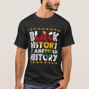 黒人歴史はアメリカ歴史愛国的なアフリカ Tシャツ