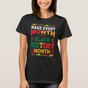 黒人歴史はアメリカ歴史愛国的なアフリカ Tシャツ